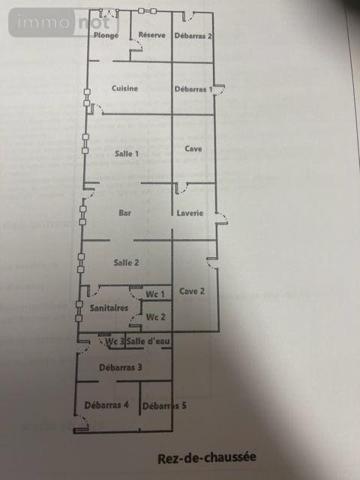 Murs commerciaux à vendre à Écommoy dans la Sarthe (72220), ref : 13816/1071   
LES PORTES DU BELINOIS