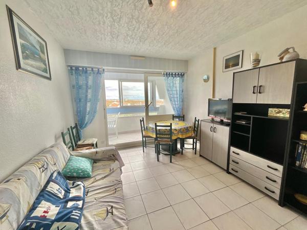 Appartement de 34m² 1 chambre + loggia avec vue mer