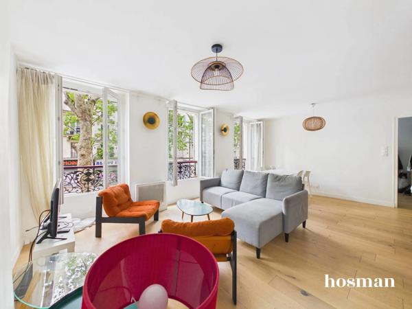 Appartement 4 pièces de 65 m² - Traversant, lumineux - Avenue de Clichy, Paris