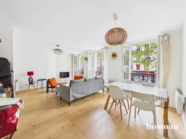 Appartement 4 pièces de 65 m² - Traversant, lumineux - Avenue de Clichy, Paris