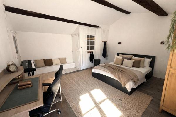 THIZY -LES-BOURGS. Maison ancienne rénovée 6 pièces 162m2 + 305m2 de dépendances + jardin