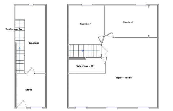 Marseille (13016) Esprit maison de ville, charme ancien et rénovation contemporaine
