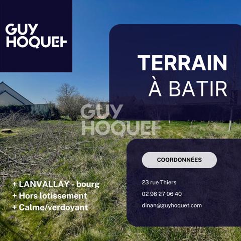 Terrain hors lotissement LANVALLAY-bourg