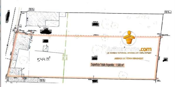Vente Terrain 1508 m2 à Givenchy-en-Gohelle