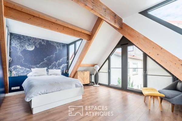 Maison contemporaine avec jardin au cœur de Créteil village