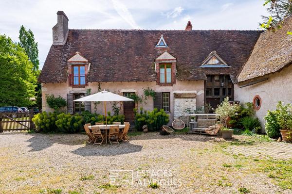 Ancien corps de ferme rénové et son gîte indépendant à Conflans-sur-Loing