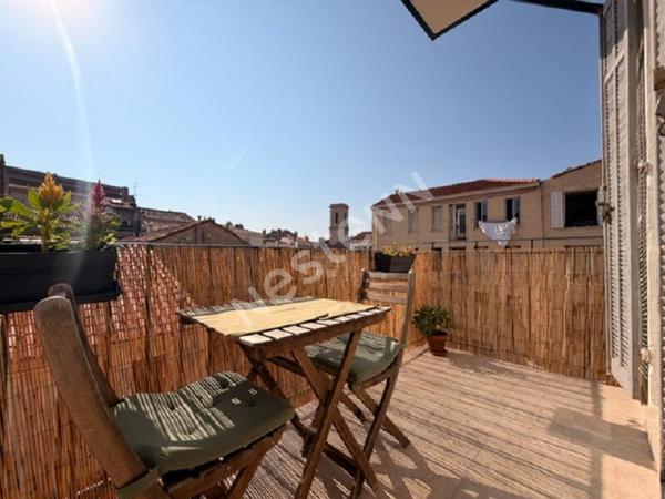Appartement Marseille 4 pièce(s) 75 m² Terrasse 10 m² VAUBAN PREFECTURE