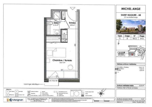 Appartement 1 pièce - 44600 Saint-Nazaire