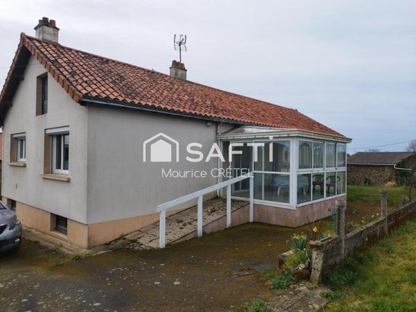 MAISON S-SOL 105 M²+5CHS+TERRAIN+GARAGE