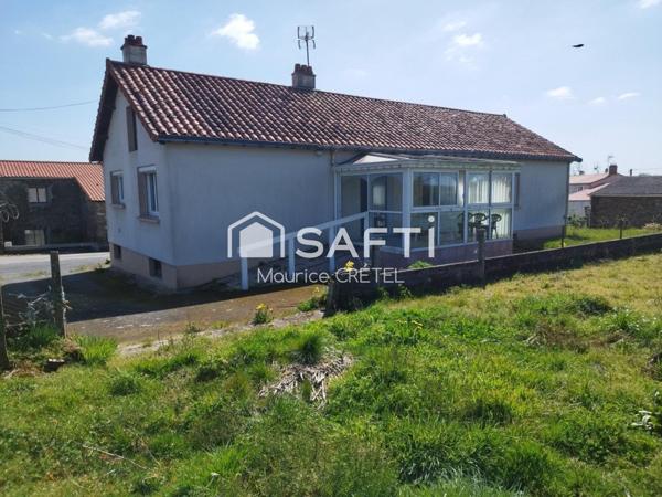 MAISON S-SOL 105 M²+5CHS+TERRAIN+GARAGE