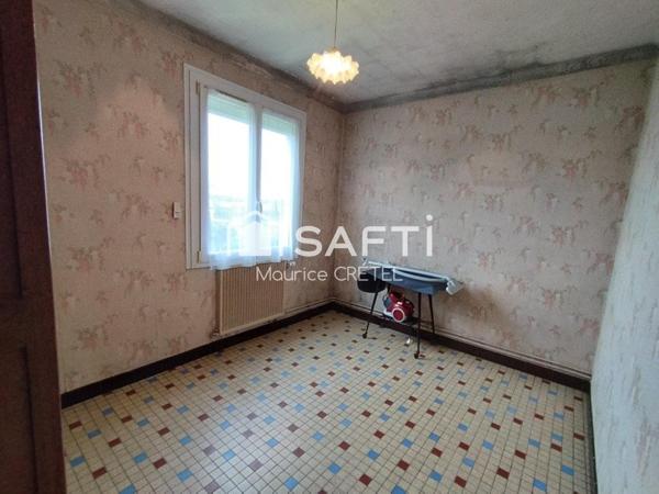 MAISON S-SOL 105 M²+5CHS+TERRAIN+GARAGE