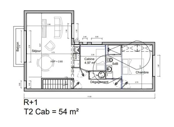 Appartement à vendre 3 pièces 53m² Merlimont (62155)