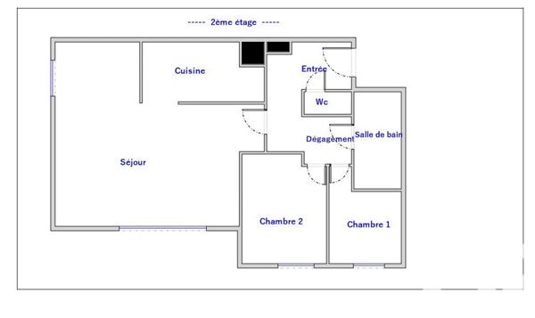 Appartement à vendre 3 pièces 64 m² Choisy-le-Roi