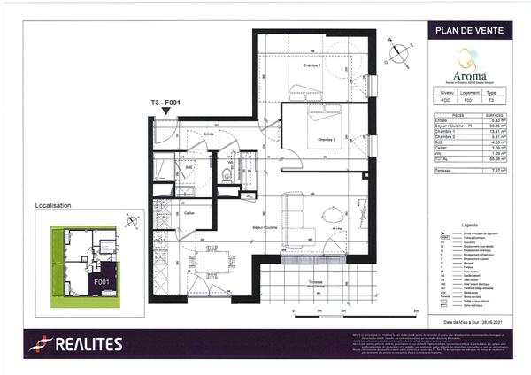 Appartement 3 Pièces 68 M² 35051 Cesson Sevigne,  
Cesson sevigne 35510