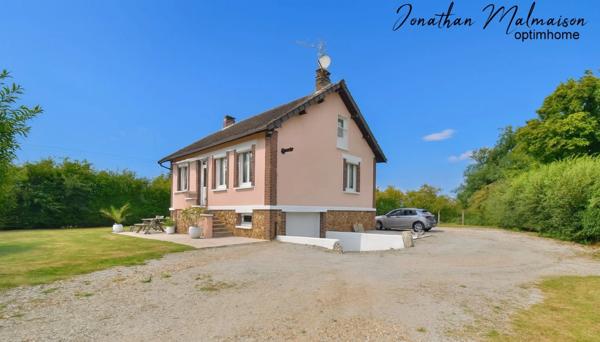 🏡 Pavillon 4 pièces – 77 m² – Sous-sol total – Terrain 1170 m² – 2,5 km de Breteuil