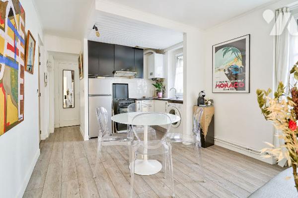 Au pied du métro Saint-Mandé, charmant 2/3 pièces