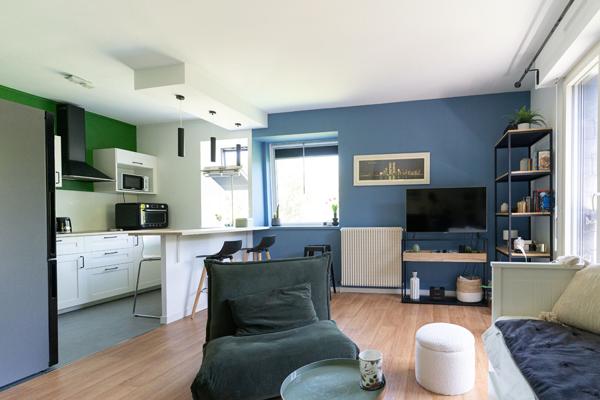 Appartement 2 pièces à vendre à Tours - Saint Cyr sur Loire - Dernier étage, calme et lumineux