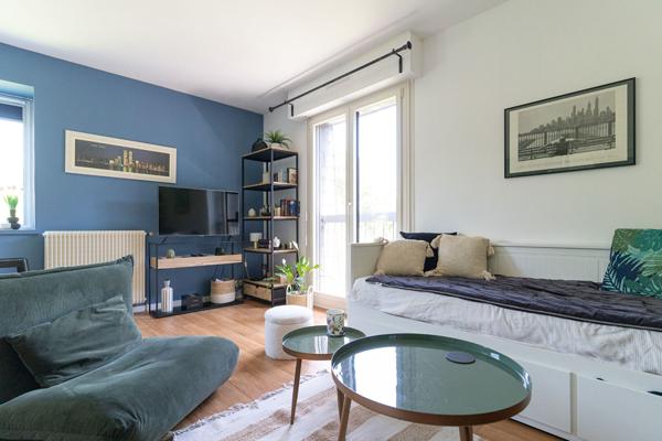 Appartement 2 pièces à vendre à Tours - Saint Cyr sur Loire - Dernier étage, calme et lumineux