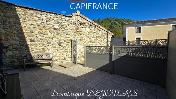 Ardèche - Vallée de l’Eyrieux à St Fortunat - Charmante maison de village - Garage - Bels espaces extérieurs.