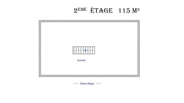 Immeuble hab / locatif 180m², 2cui, 6ch,+ s.aménageable, accès Loing