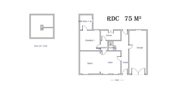 Immeuble hab / locatif 180m², 2cui, 6ch,+ s.aménageable, accès Loing