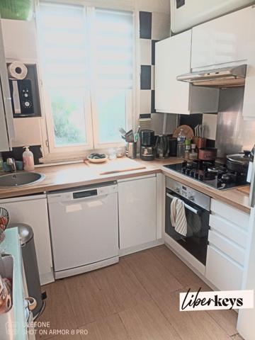 Appartement lumineux 66m², 2 chb, très grands placards + cave