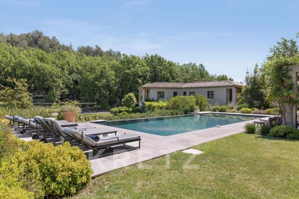 Villa d'architecte d'exception — Calme absolu, vue montagnes, Châteauneuf de Grasse