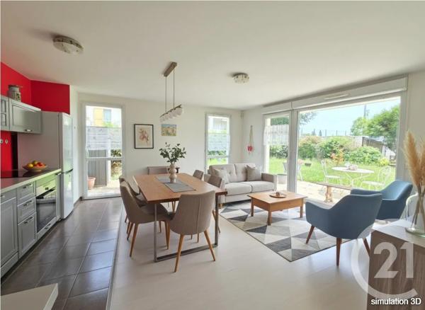 Appartement F3 à vendre  3 pièces - 63,42 m 2   CERGY  - 95
