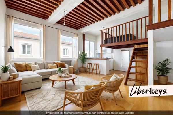 Appartement T1 bis de 60m² (45m² Carrez) - Coeur Croix Rousse