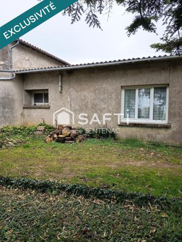 Très grand terrain et 4 chambres