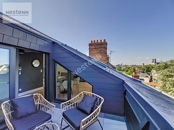 ORLEANS LES TOURELLES - PONT ROYAL - Appartement T3  meublé bourgeois - TERRASSE - Rénovation haut de gamme