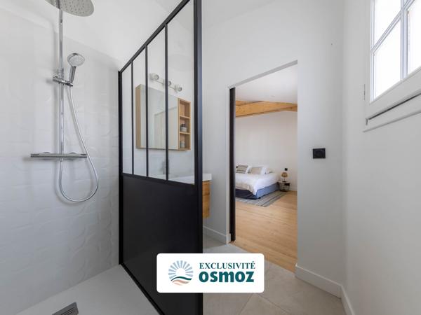 Maison récente type 4 style réthaise avec jardin et piscine