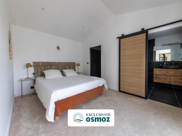 Maison récente type 4 style réthaise avec jardin et piscine