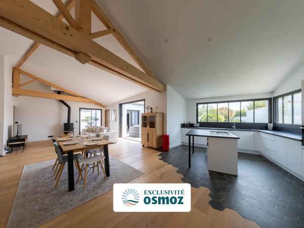 Maison récente type 4 style réthaise avec jardin et piscine