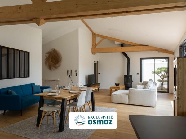 Maison récente type 4 style réthaise avec jardin et piscine