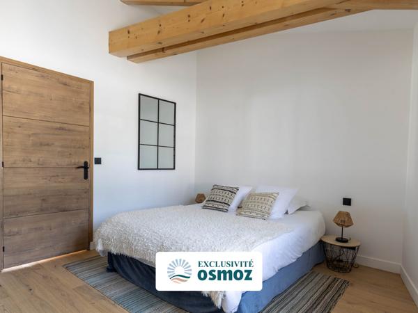 Maison récente type 4 style réthaise avec jardin et piscine