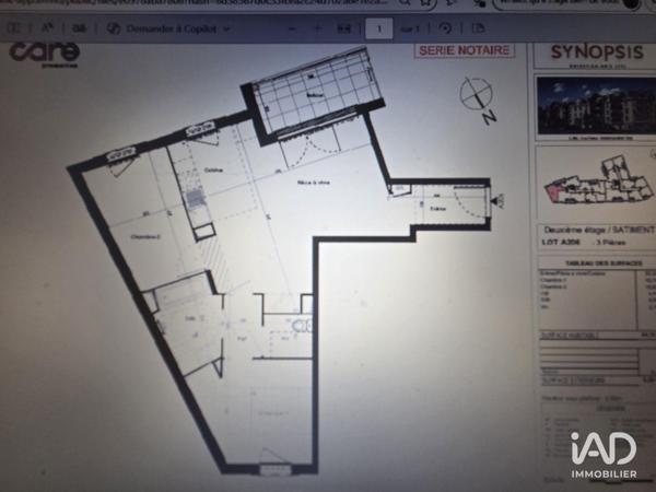 Appartement à vendre 3 pièces 64 m² Roissy-en-Brie