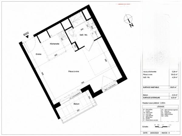 Studio à vendre 31 m² Roissy-en-Brie