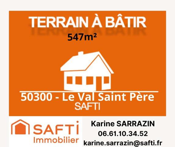 terrain constructible viabilisé de 547 m²
