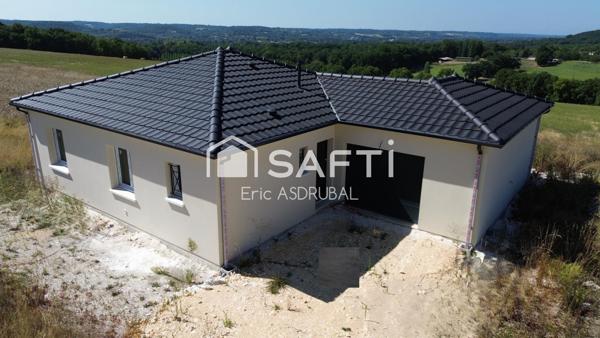 Maison plain pied avec garage- 24110 Léguillac-de-l'Auche