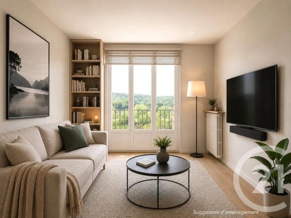 Appartement F3 à vendre  3 pièces - 53,84 m 2   LE VESINET  - 78