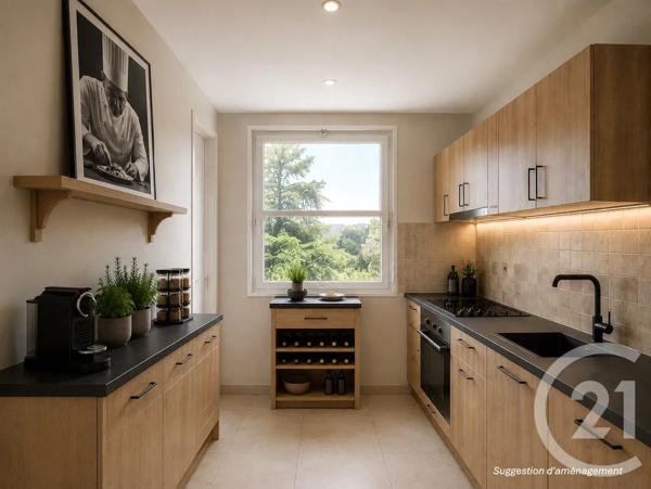 Appartement F3 à vendre  3 pièces - 53,84 m 2   LE VESINET  - 78