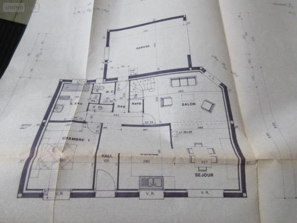 Maison à vendre à Locminé dans le Morbihan (56500), ref : 56077-922