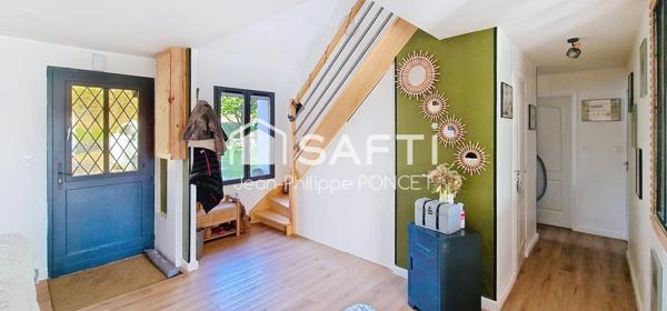 Maison individelle 4 chambres garage et jardin