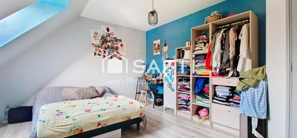 Maison individelle 4 chambres garage et jardin