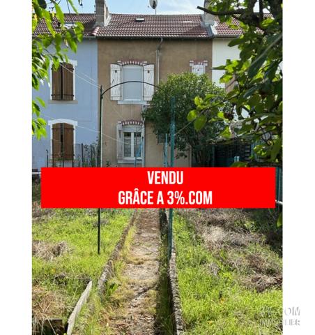 maison de ville 96m²- 3ch.+ jardin à Lunéville Lunéville (54300)