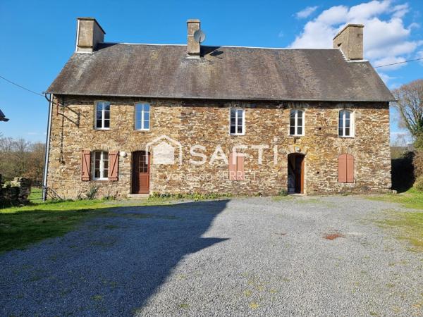 Corps de ferme en pierre avec 2 maisons - 3 dépendances– 184 m² – Terrain 1 799 m² – BAUDRE