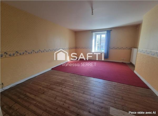 Corps de ferme en pierre avec 2 maisons - 3 dépendances– 184 m² – Terrain 1 799 m² – BAUDRE