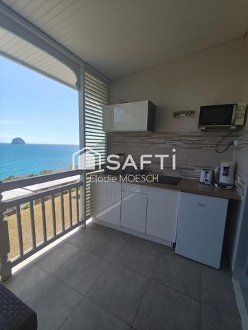 Studio avec vue imprenable sur le rocher du Diamant
