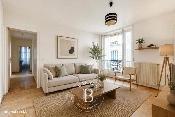 Paris 9ème, Appartement 2 Chambres -  56 m² à vendre